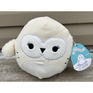 Squishmallows  HARRY POTTER SQUAD 8"  HEDWIG the OWL Original With Tags Preown